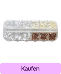 MANY BEAUTY Nageldekor-Set 12in1 verschiedene Formen